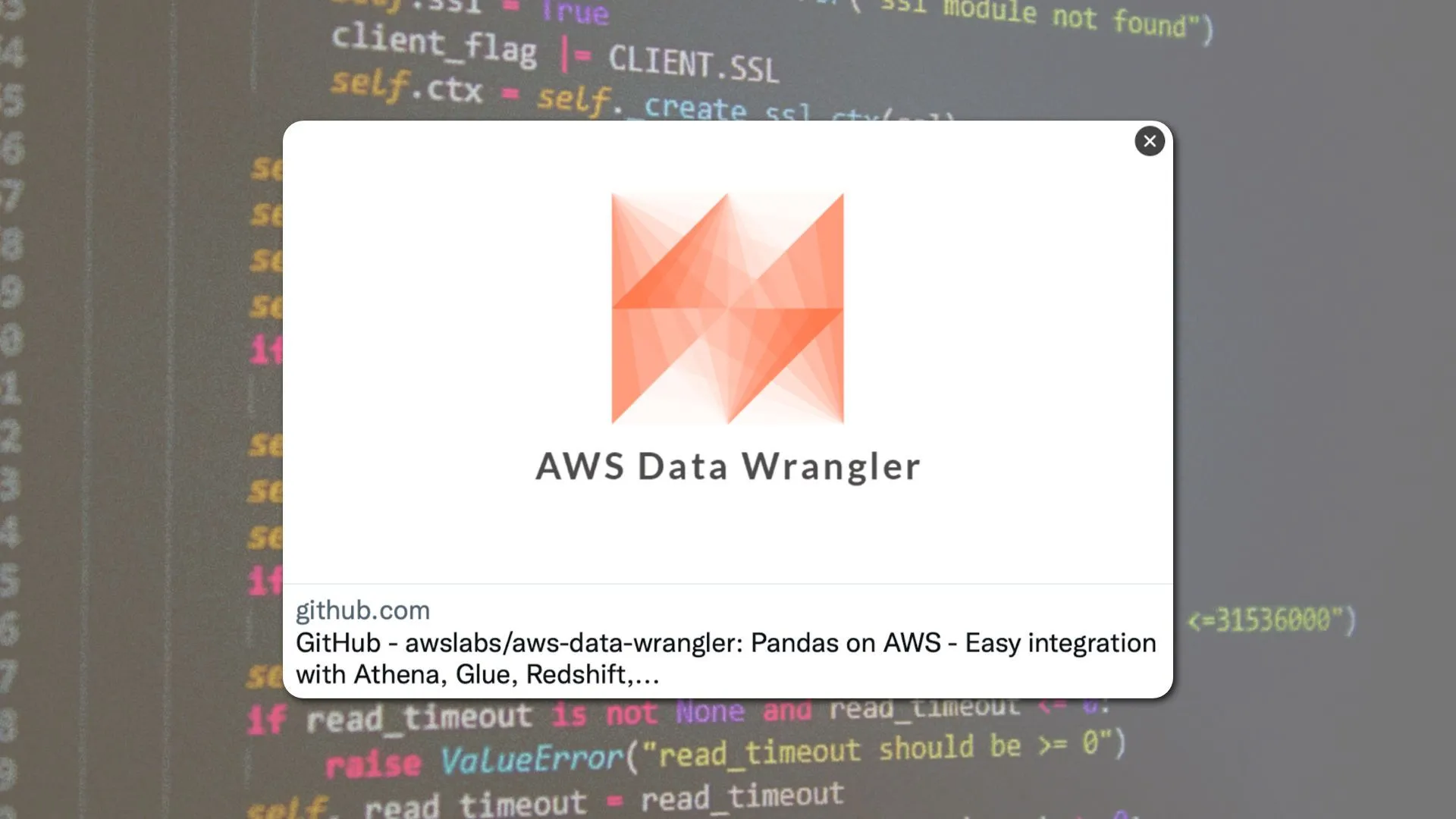 AWS Data Wrangler