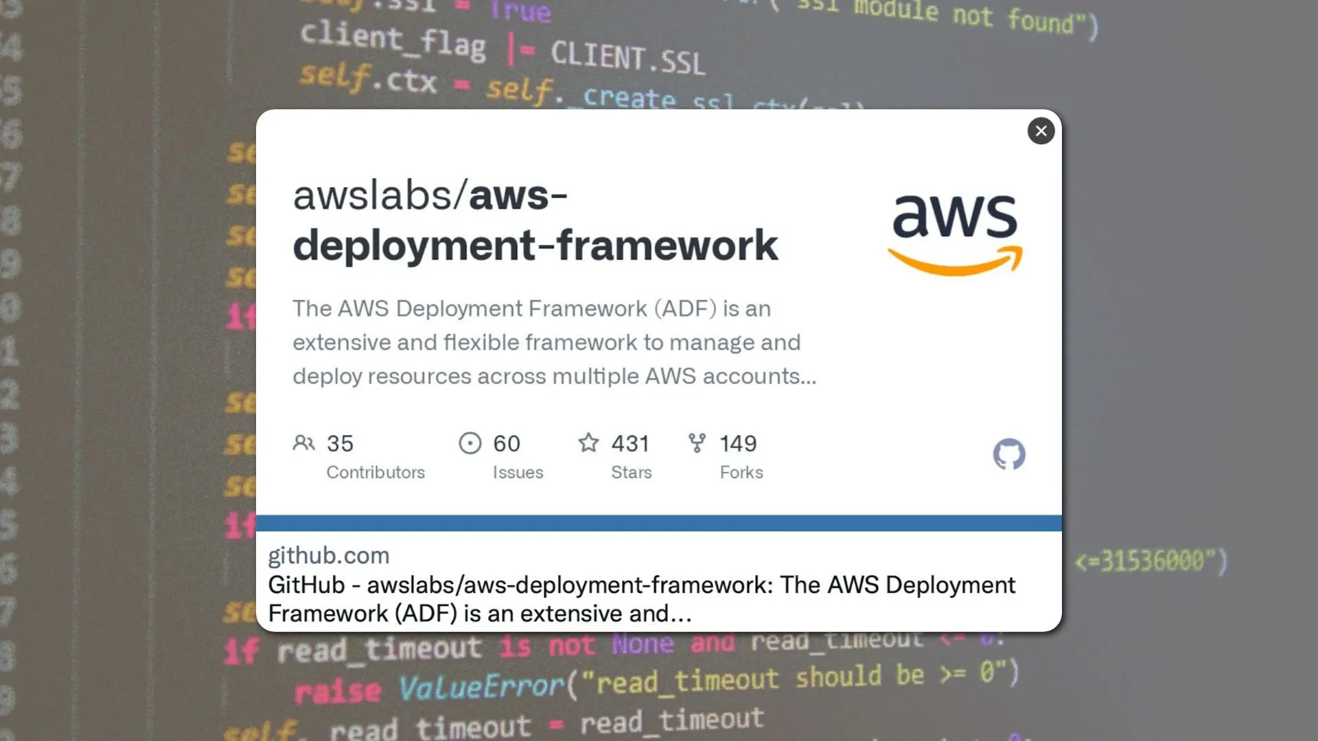 AWS Deployment Framework