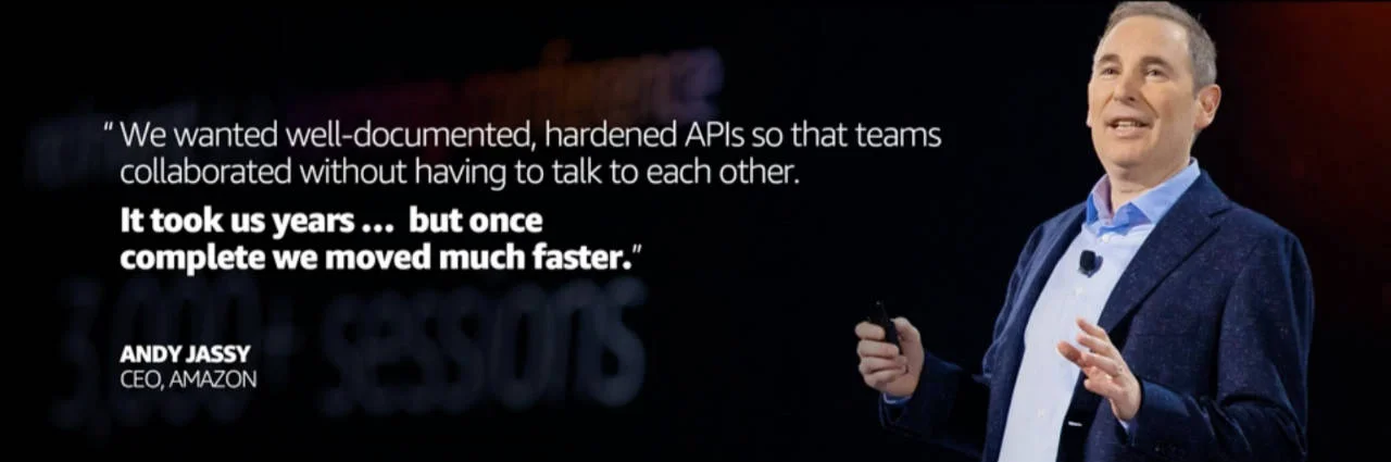 Keynote slide from AWS re:Inforce, Andy Jassy quote