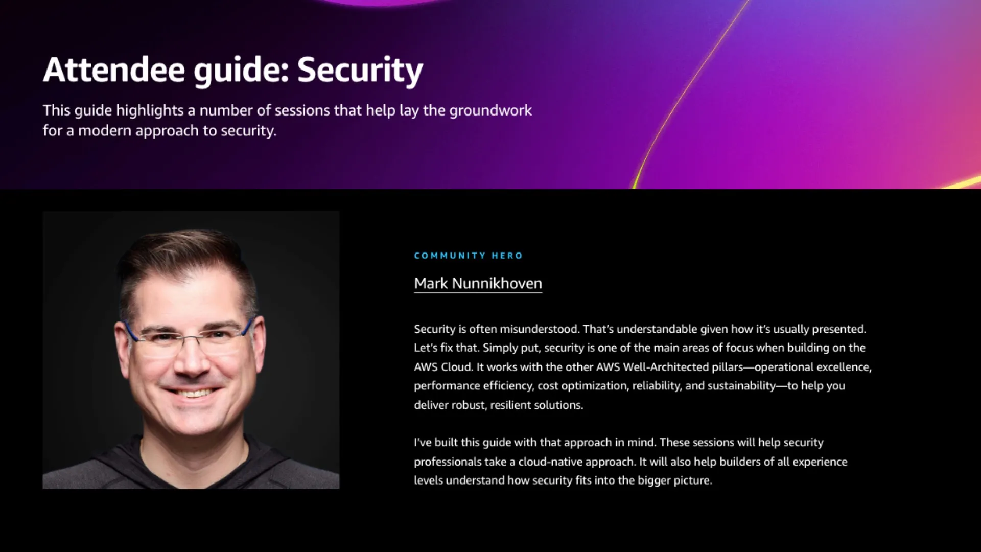 AWS re:Invent 2022 Attendee Guide: Security