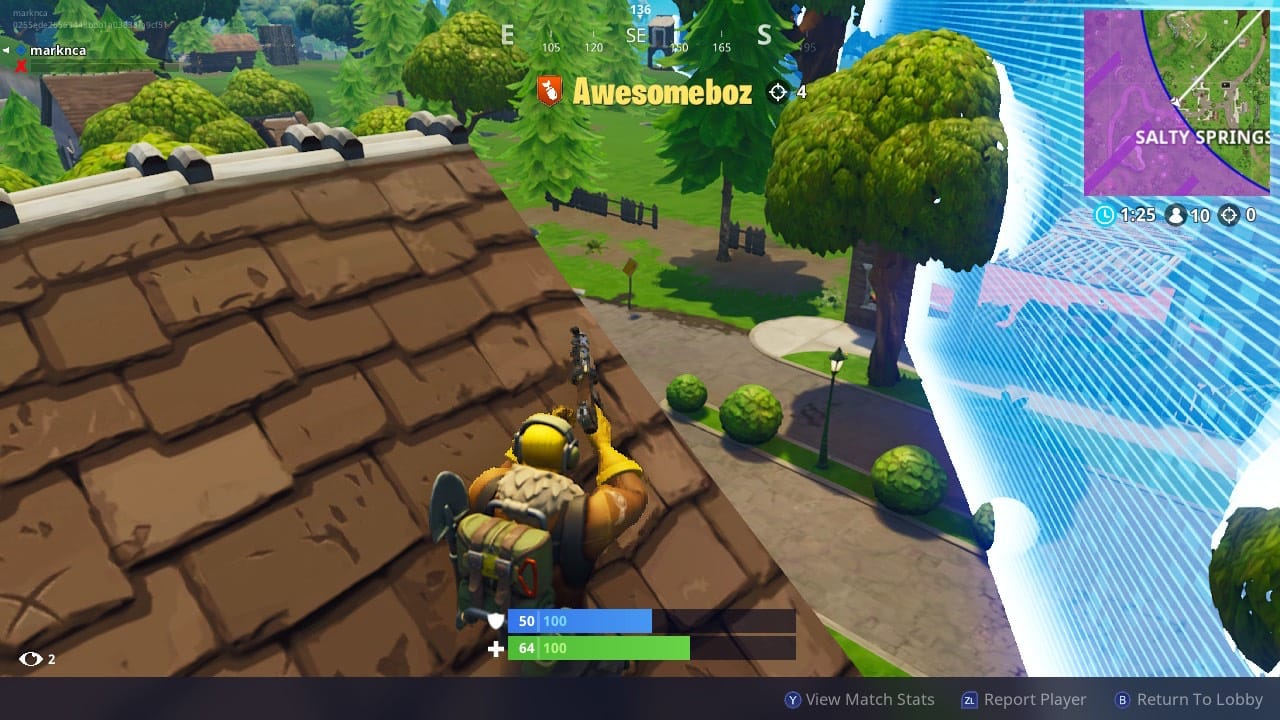 Fortnite gameplay screenshot